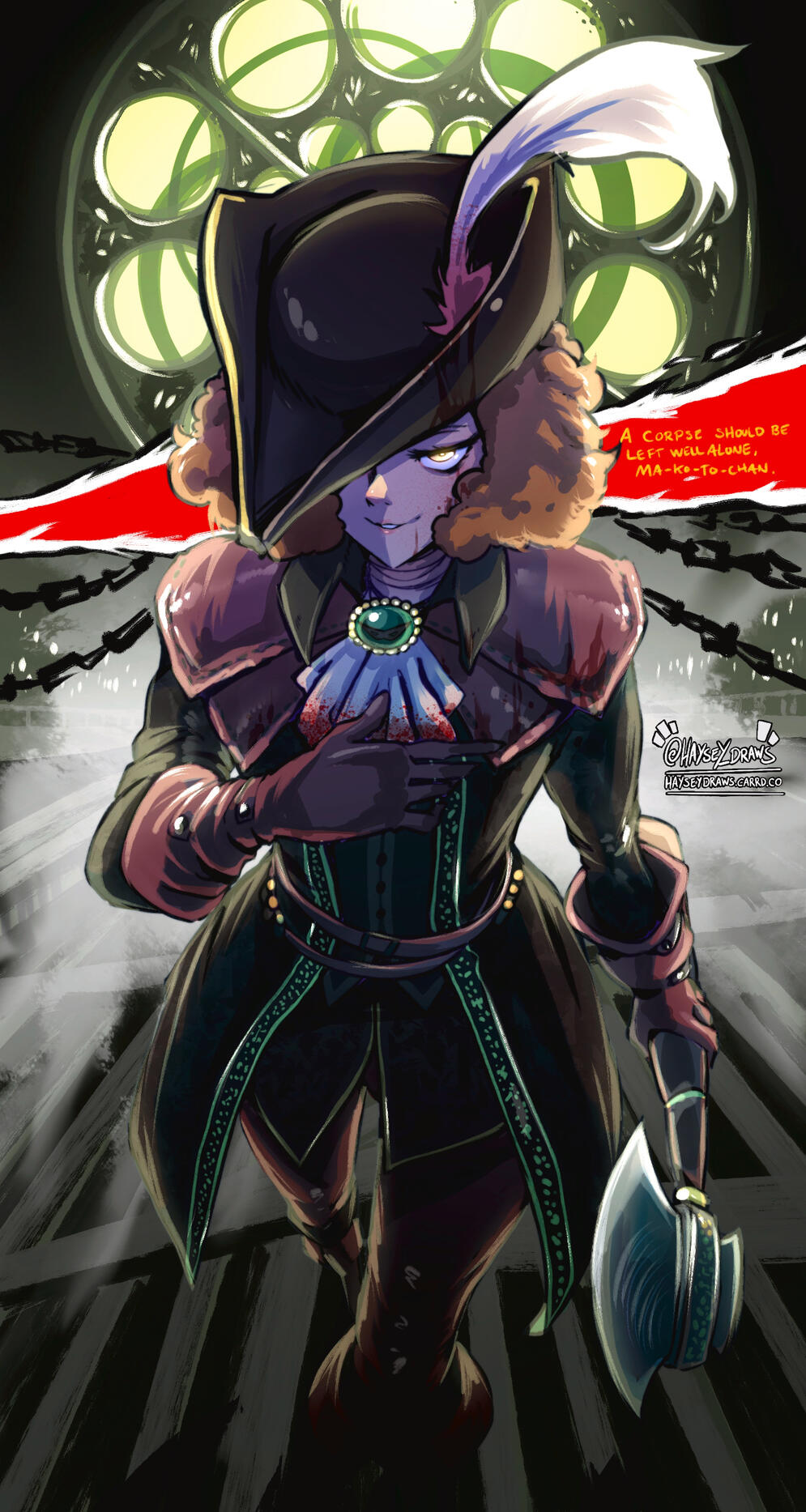 LADY HARU (PERSONA X BLOODBORNE)