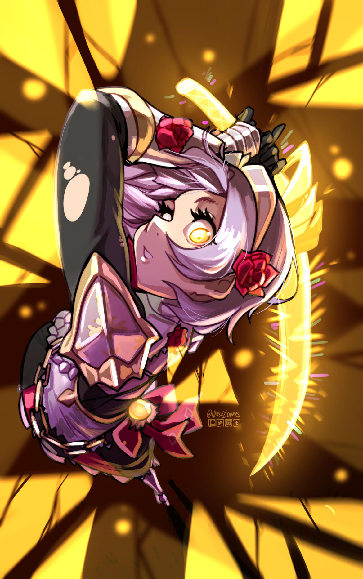 Commission Request for Raging Noelle using her Burst.