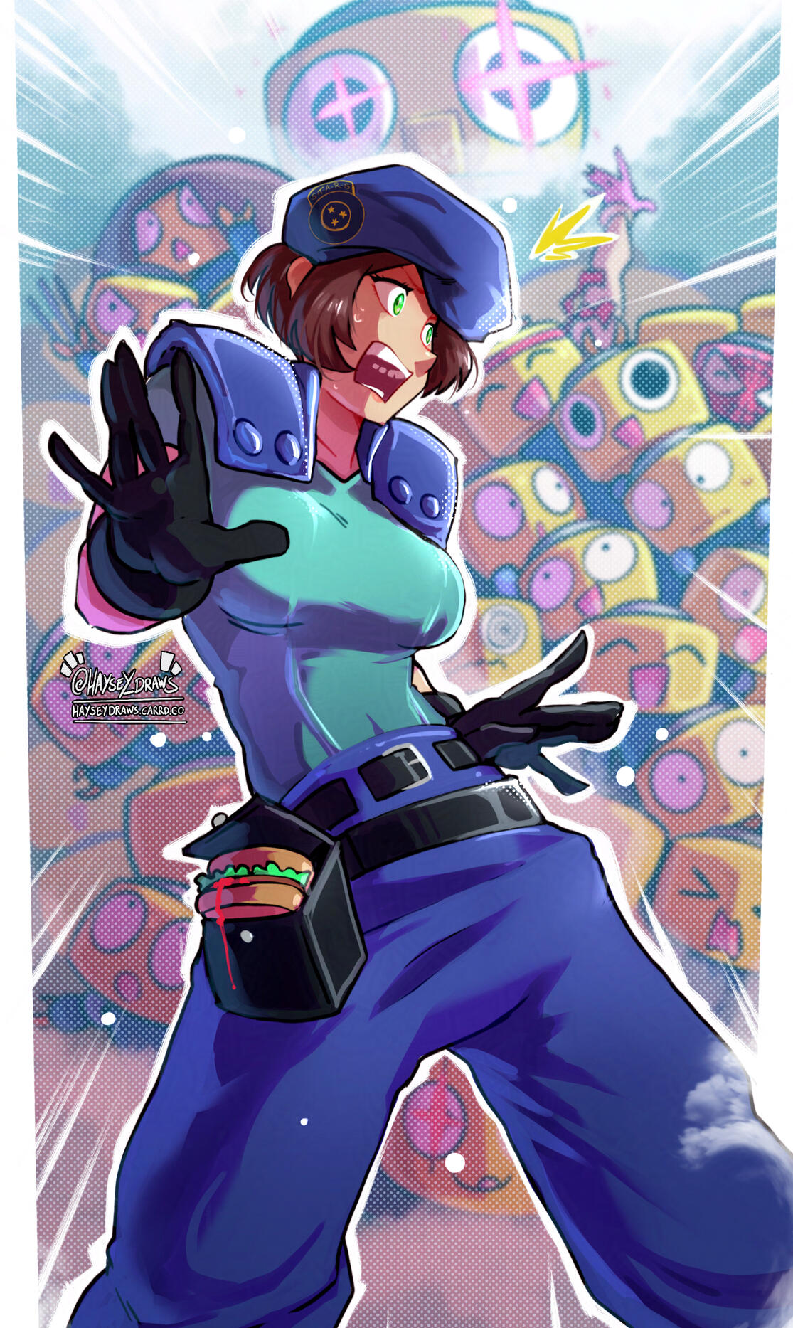 JILL SERVBOT ATTACK (MVC2)